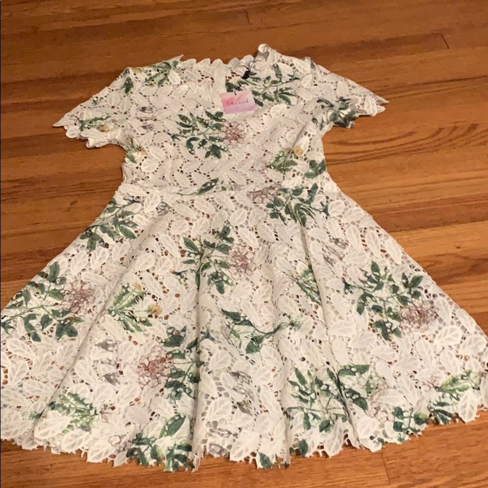 Lace mini dress